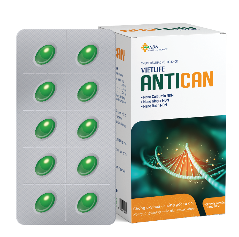Vietlife Antican: Phòng ngừa ung thư bằng chất chống oxy hóa